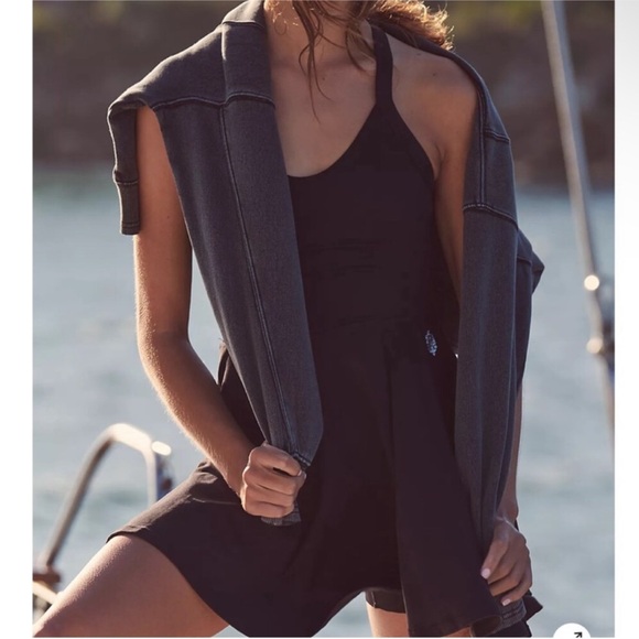 Free People Good Karma Dress In Solid Black. NWOT! Sz XS/S & XL - Picture 2 of 10